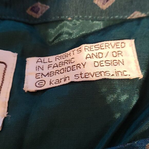 NWT Karin Stevens‎ beaded floral maxi dress - Picture 7 of 8